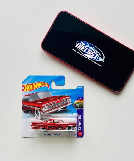 IMPORTED - 1959 Chevy Impala (Red) - International Short Card