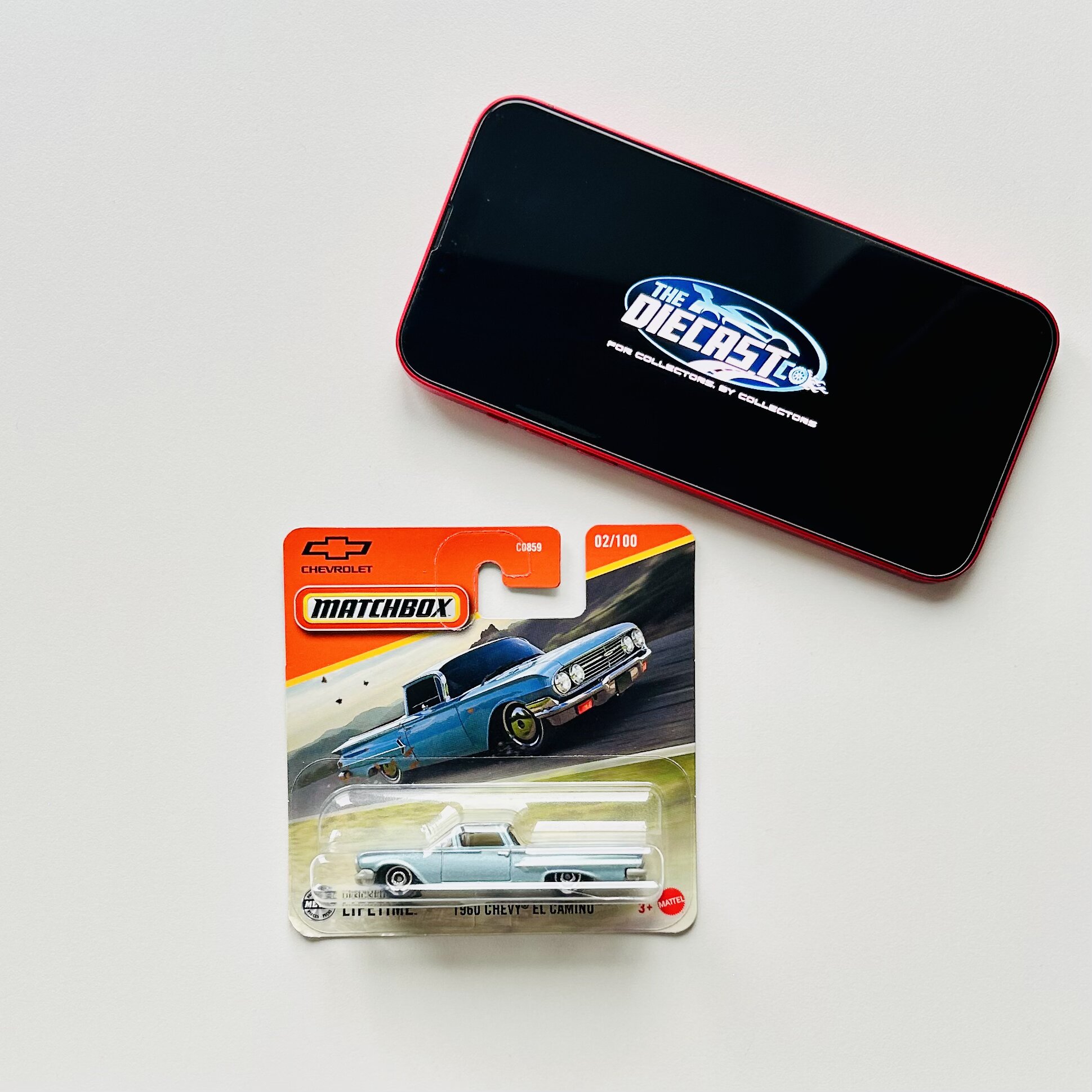 IMPORTED - 1960 Chevrolet El Camino (Blue) - International Short Card