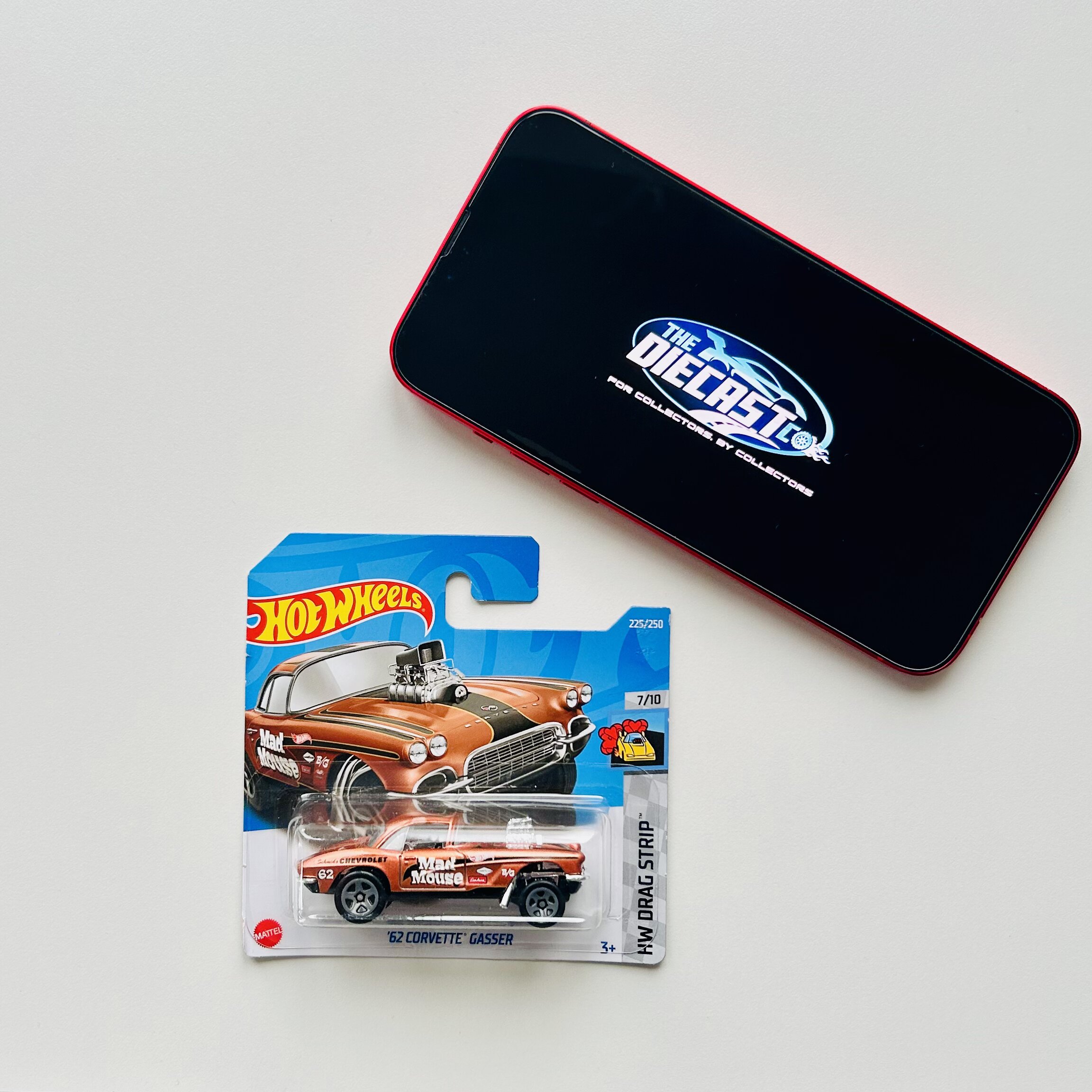 IMPORTED - 1962 Corvette Gasser (Brown) - International Short Card