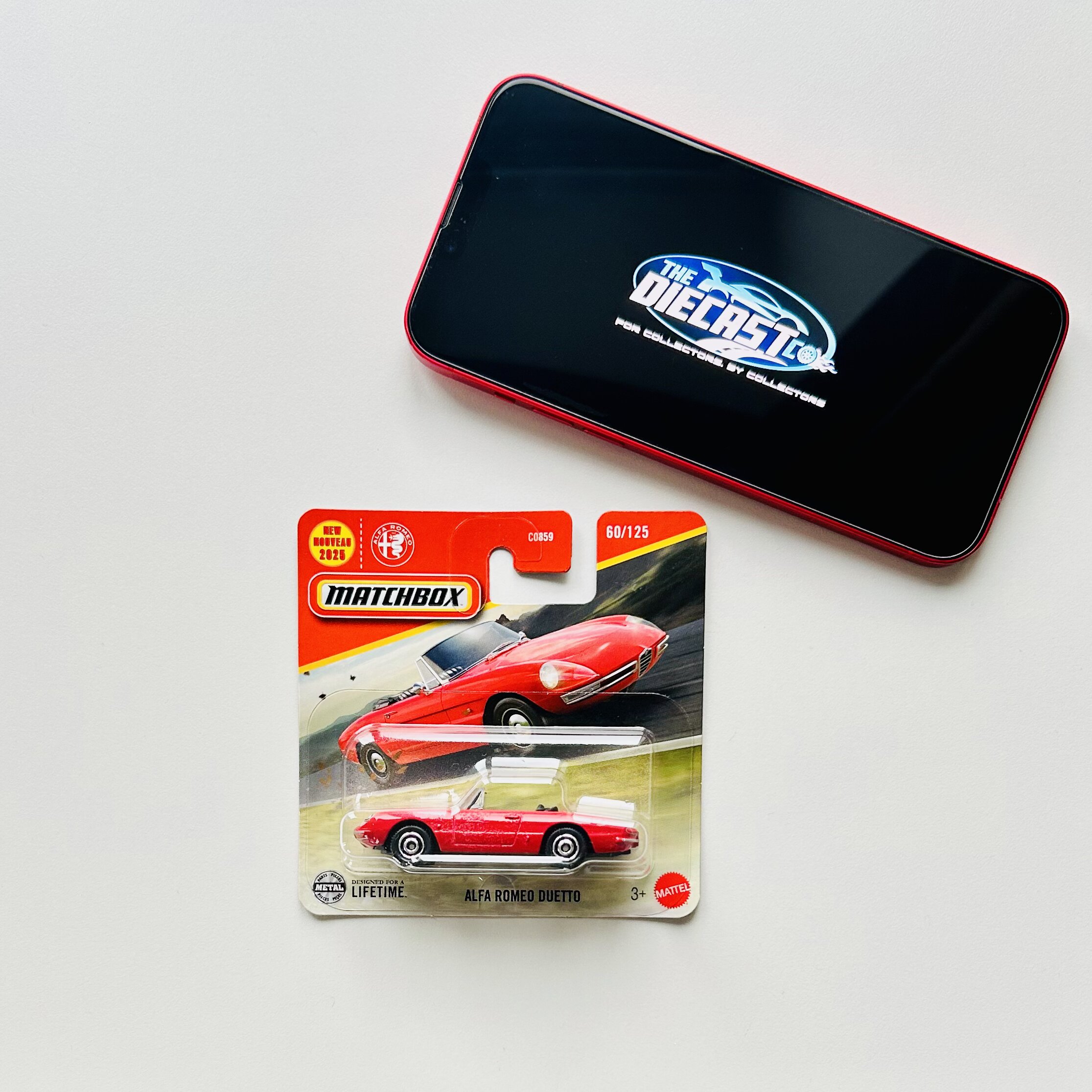 IMPORTED - 1967 Alfa Romeo Duetto (Red) - International Short Card