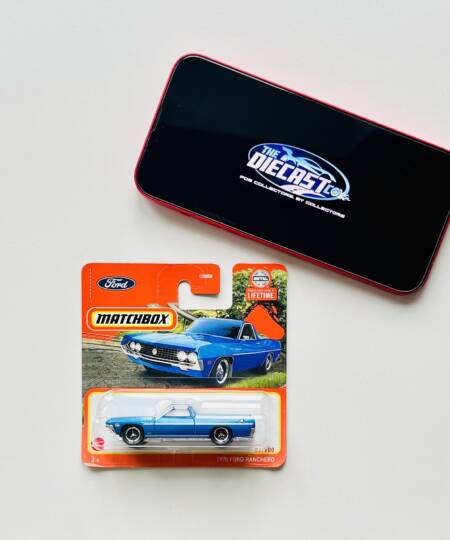 IMPORTED - 1970 Ford Ranchero (Blue) - International Short Card