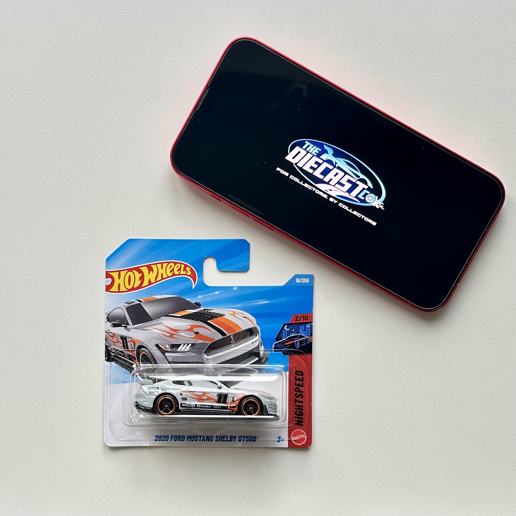 IMPORTED - 2020 Ford Mustang Shelby GT500 (Grey) - International Short Card