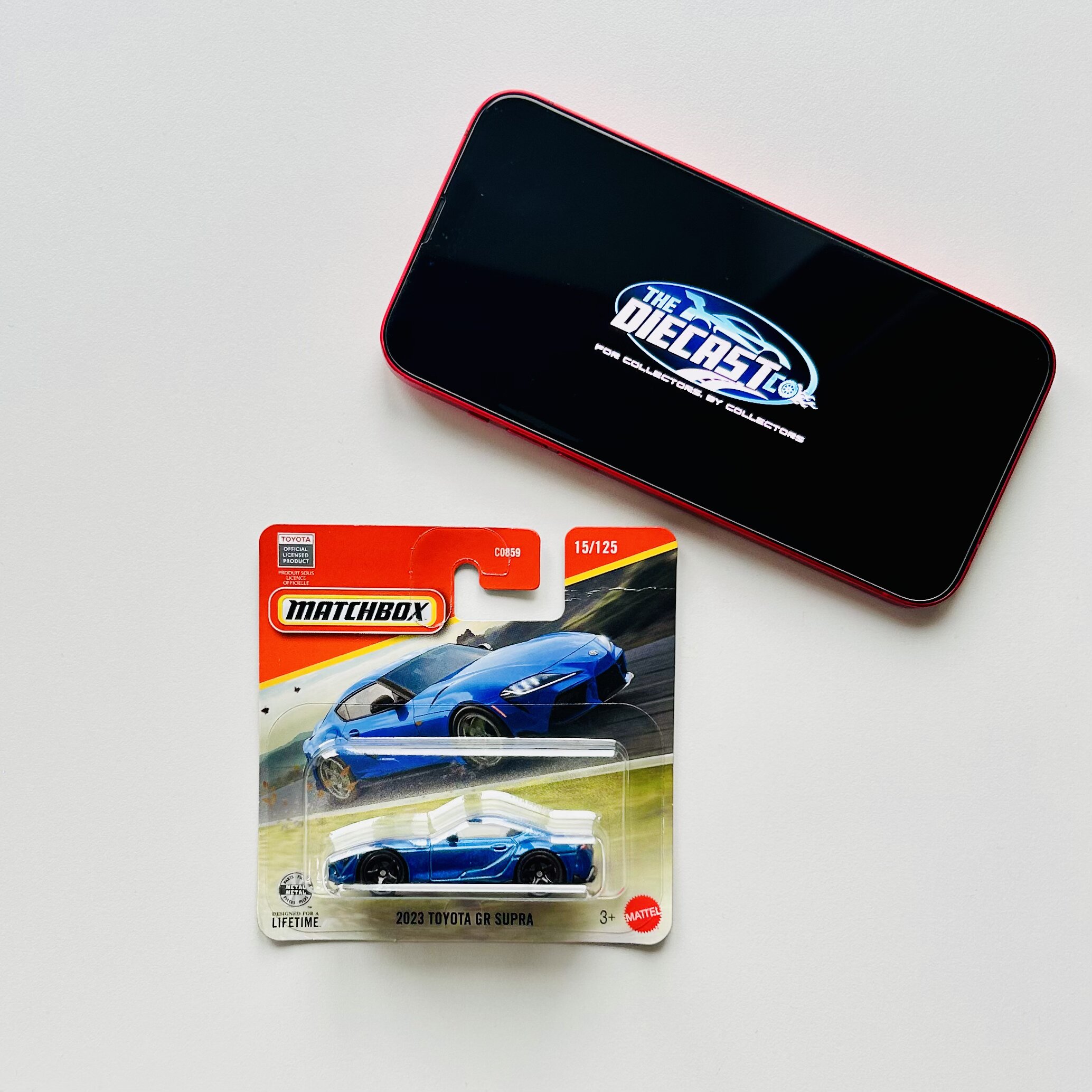 IMPORTED - 2023 Toyota GR Supra (Blue) - International Short Card