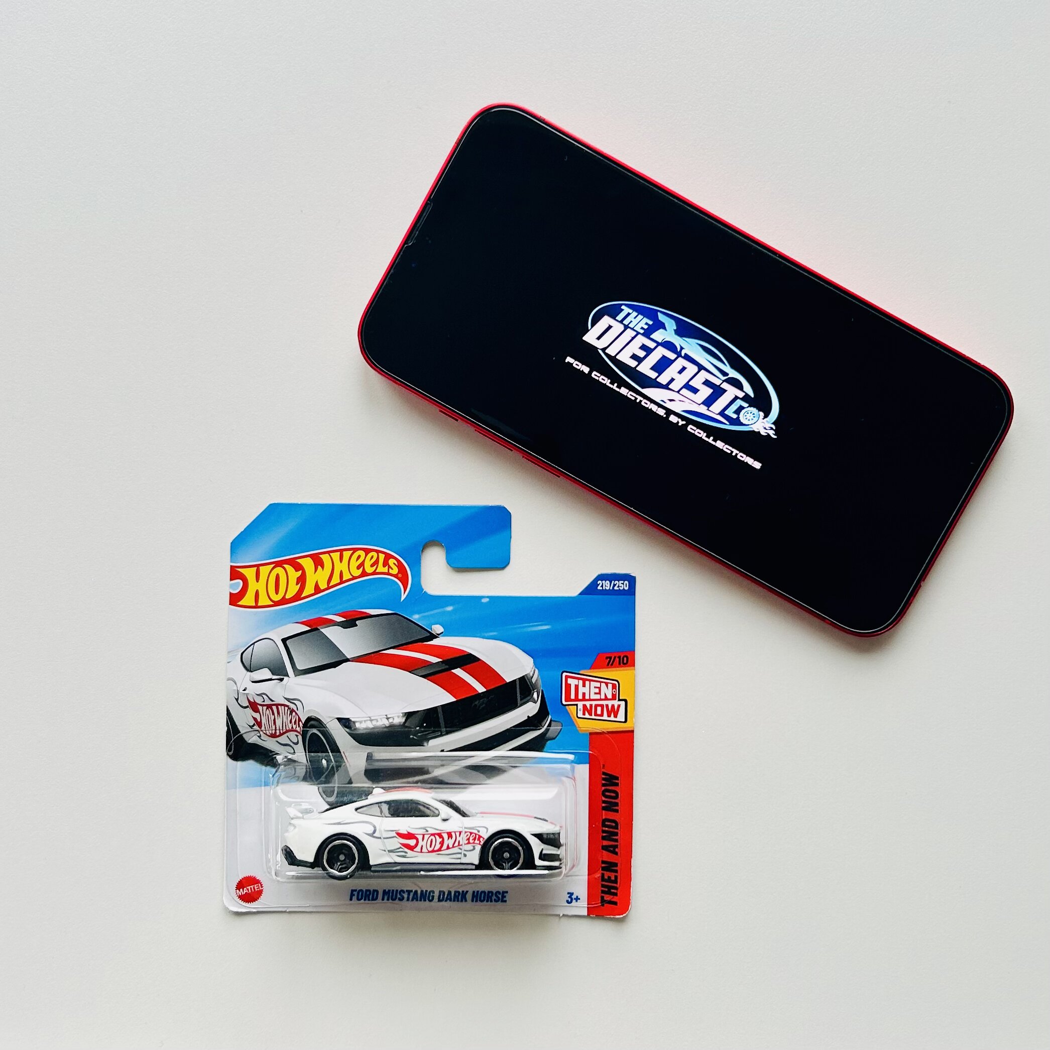 IMPORTED - Ford Mustang Dark Horse (White) - International Short Card