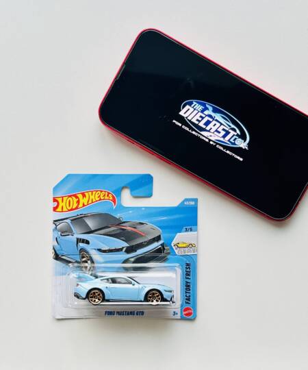 IMPORTED - Ford Mustang GTD (Baby Blue) - International Short Card