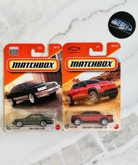 1994 Lexus LS 400 & 2024 Chevy Silverado EV - MRP Combo - Set of 2