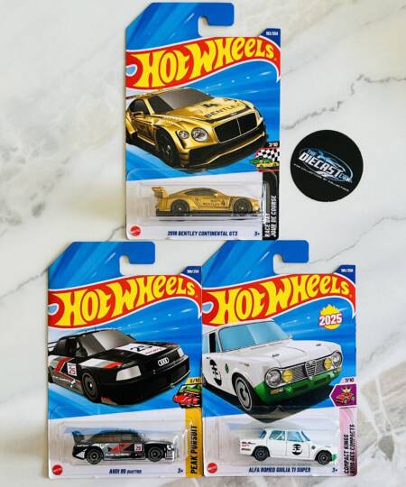 2018 Bentley Continental GT3, Audi 90 Quattro & Alfa Romeo Giulia Ti Super - MRP Combo - Set of 3