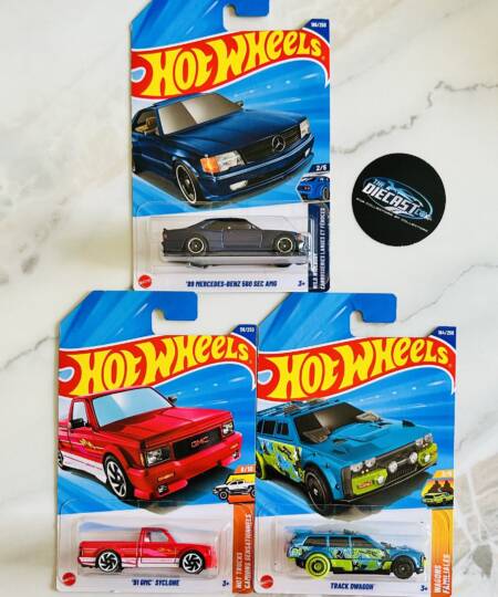 89 Mercedes-Benz 560 SEC AMG, '91 GMC Syclone & Track DWagon - MRP Combo - Set of 3