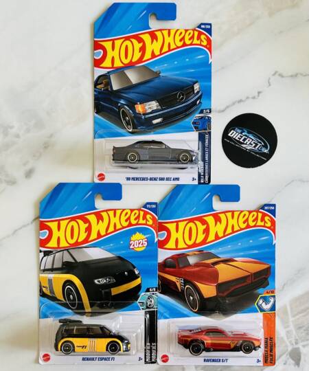 89 Mercedes-Benz 560 SEC AMG, Renault Espace F1 & Ravenger S/T - MRP Combo - Set of 3
