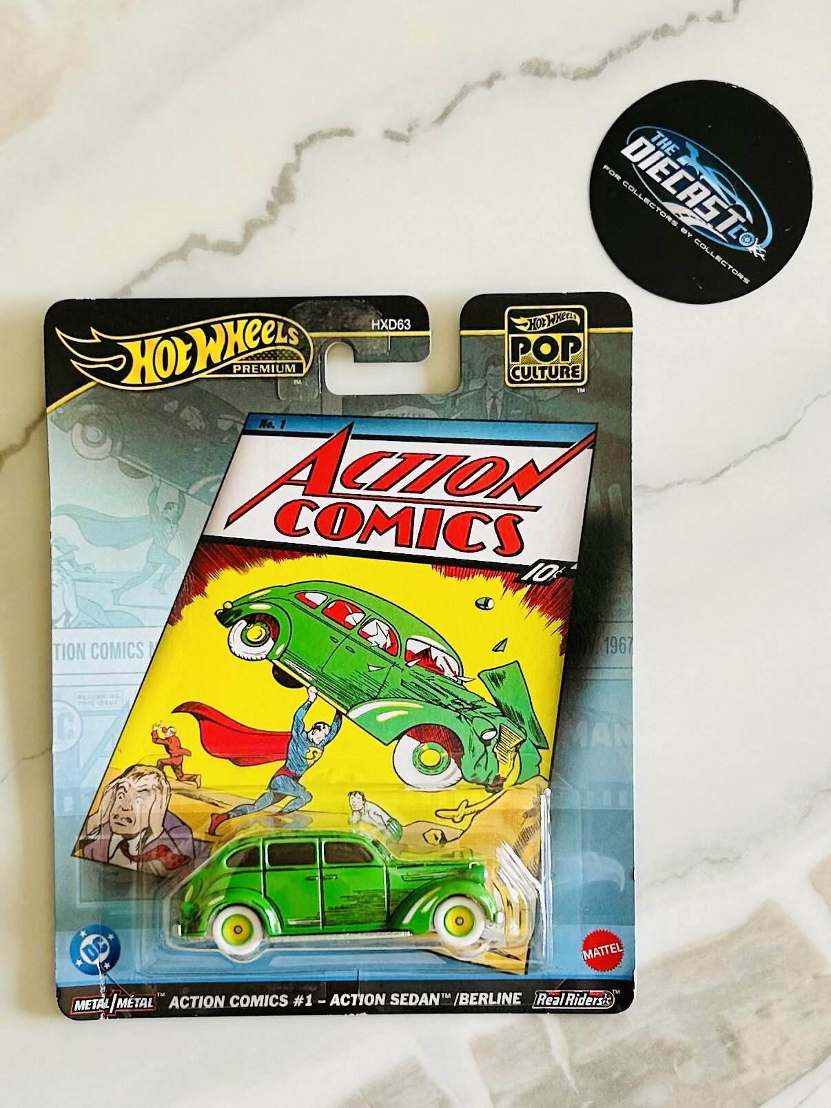 Action Comics #1 - Action Sedan – Pop Culture - Slightly Creased & Bent Card