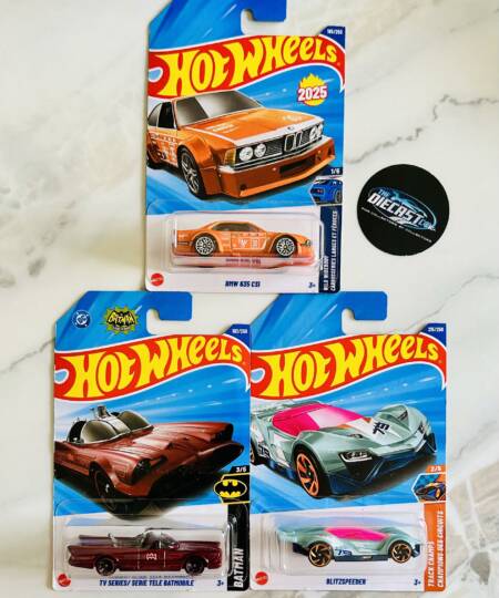 BMW 635 CSi, TV Series Batmobile & Blitzspeeder - MRP Combo - Set of 3