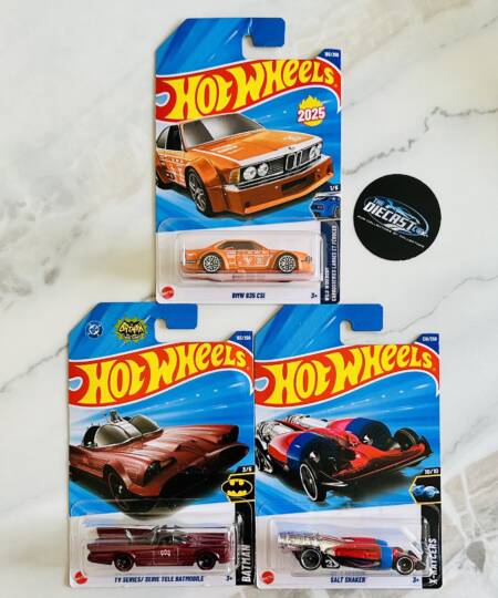 BMW 635 CSi, TV Series Batmobile & Salt Shaker - MRP Combo - Set of 3