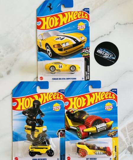 Ferrari 365 GTB4 Competizione, Honda Motocompo & Hot Wheengs - MRP Combo - Set of 3