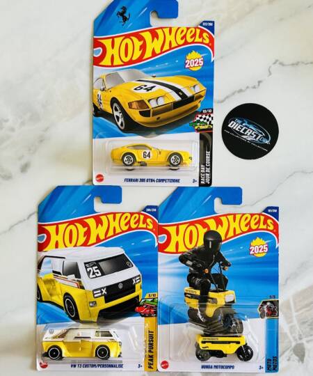 Ferrari 365 GTB4 Competizione, VW T3 Custom & Honda Motocompo - MRP Combo - Set of 3