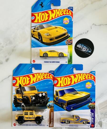 Ferrari F40 Competizione, '15 Land Rover Defender Double Cab & Bounce'n'Bass - MRP Combo - Set of 3