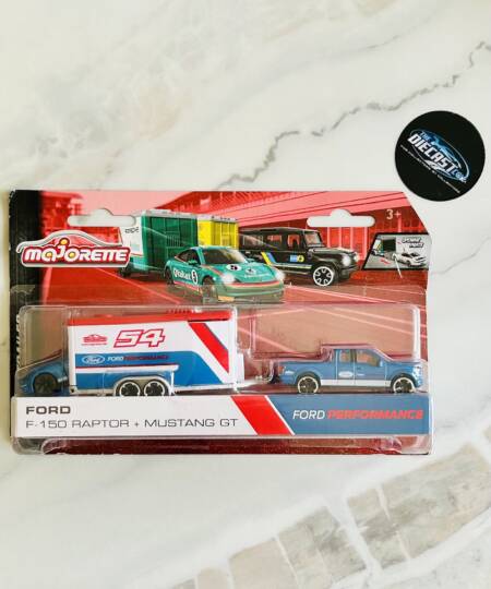 Ford F-150 Raptor & Ford Mustang GT - Race Trailer Edition - Damaged