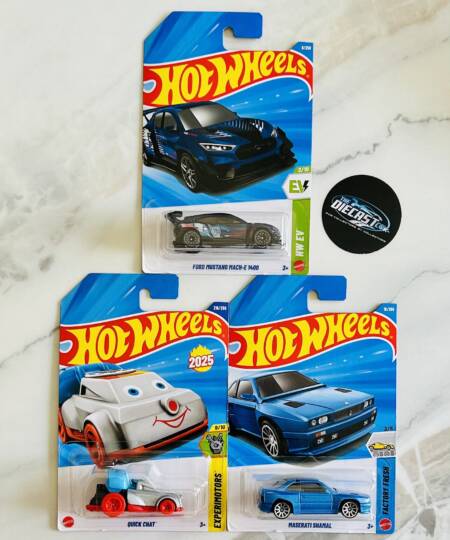 Ford Mustang Mach-E 1400, Maserati Shamal & Quick Chat - MRP Combo - Set of 3