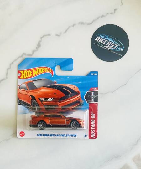 IMPORTED - 2020 Ford Mustang Shelby GT500 (Orange) - International Short Card