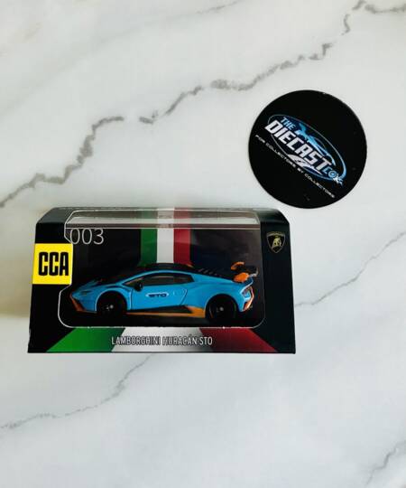 IMPORTED - Lamborghini Huracan STO - Blue - Acrylic Case
