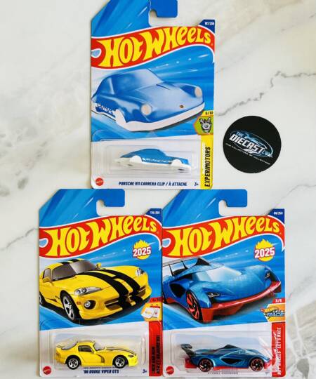 Porsche 911 Carrera Clip, '96 Dodge Viper GTS & Street Shrieker - MRP Combo - Set of 3