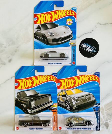 Porsche 911 Carrera T, '83 Chevy Silverado & Pontiac Aztek Custom - MRP Combo - Set of 3