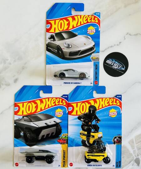 Porsche 911 Carrera T, Polestar TRX & Honda Motocompo - MRP Combo - Set of 3