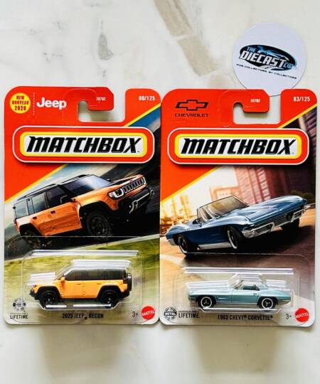 2025 Jeep Recon & 1963 Chevy Corvette - MRP Combo - Set of 2