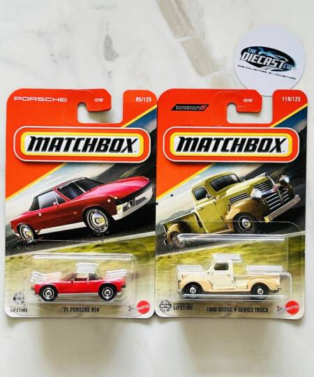 71 Porsche 914 & 1940 Dodge V-Series Truck - MRP Combo - Set of 2