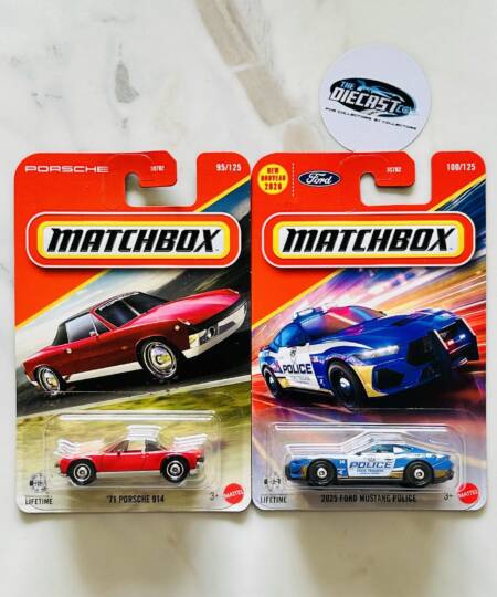71 Porsche 914 & 2025 Ford Mustang Police - MRP Combo - Set of 2