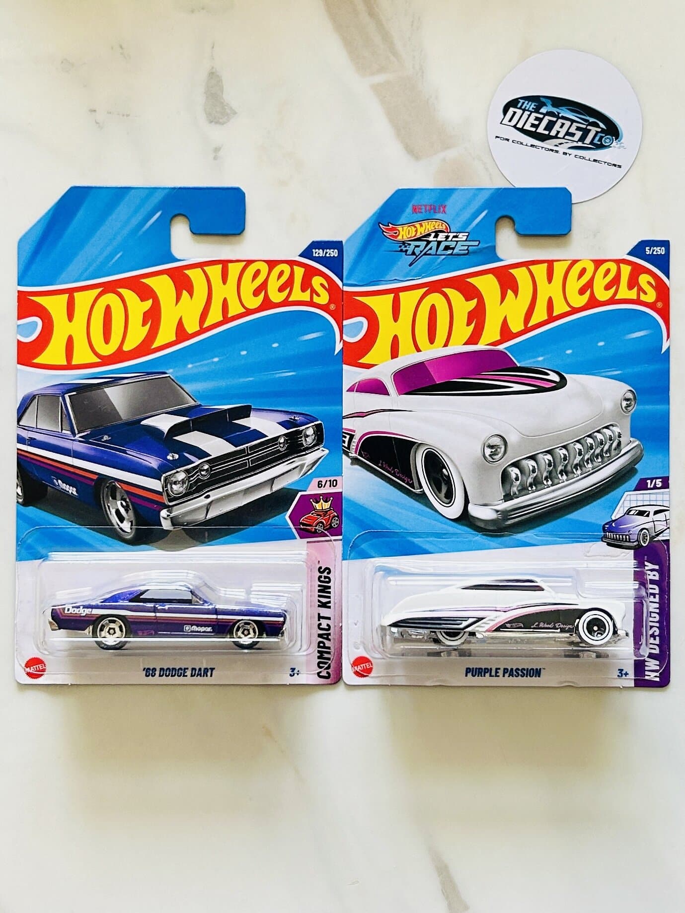 IMPORTED Combo - 68 Dodge Dart & Purple Passion - Set of 2