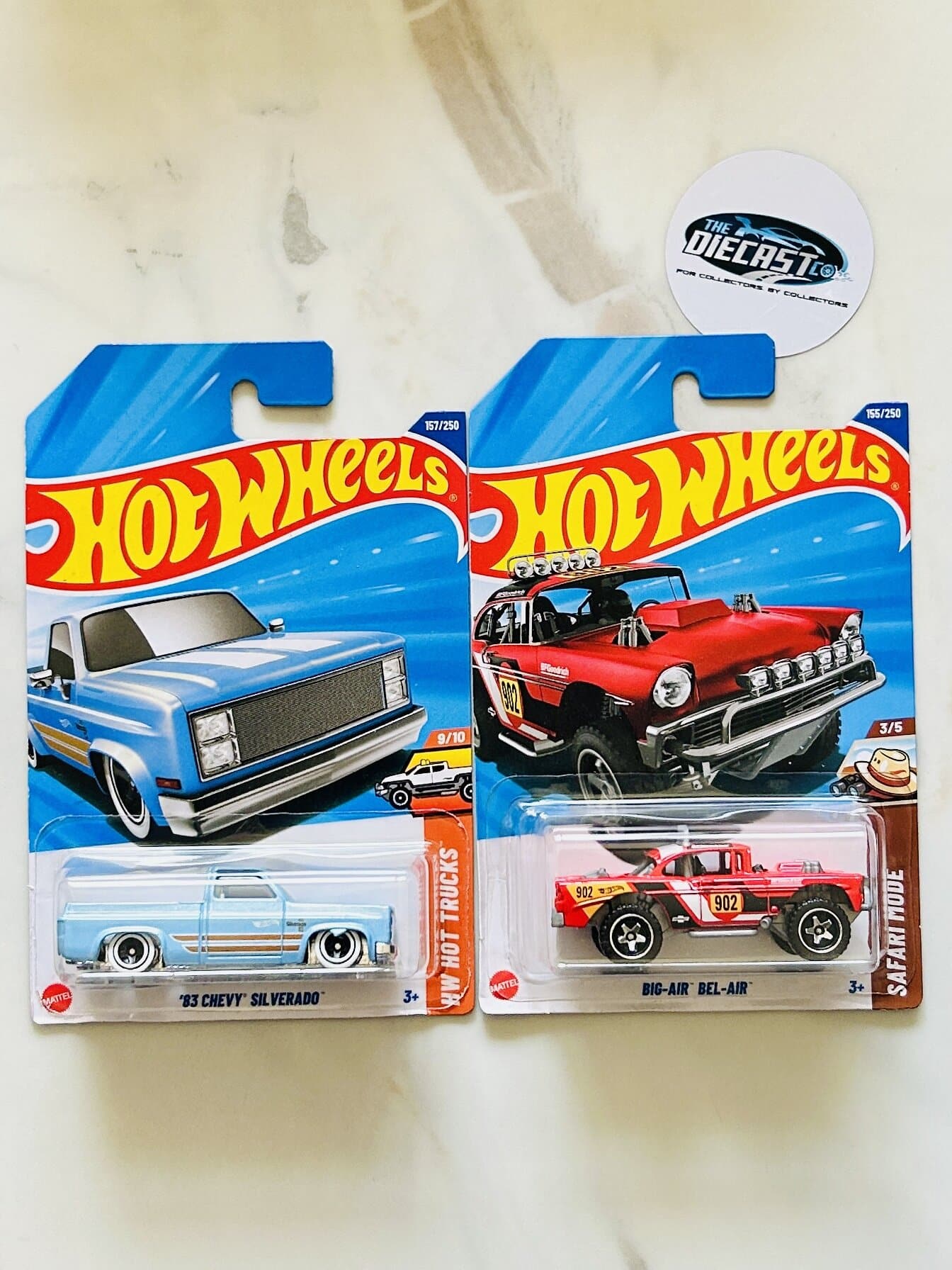 IMPORTED Combo - 83 Chevy Silverado & Big-Air Bel-Air - Set of 2