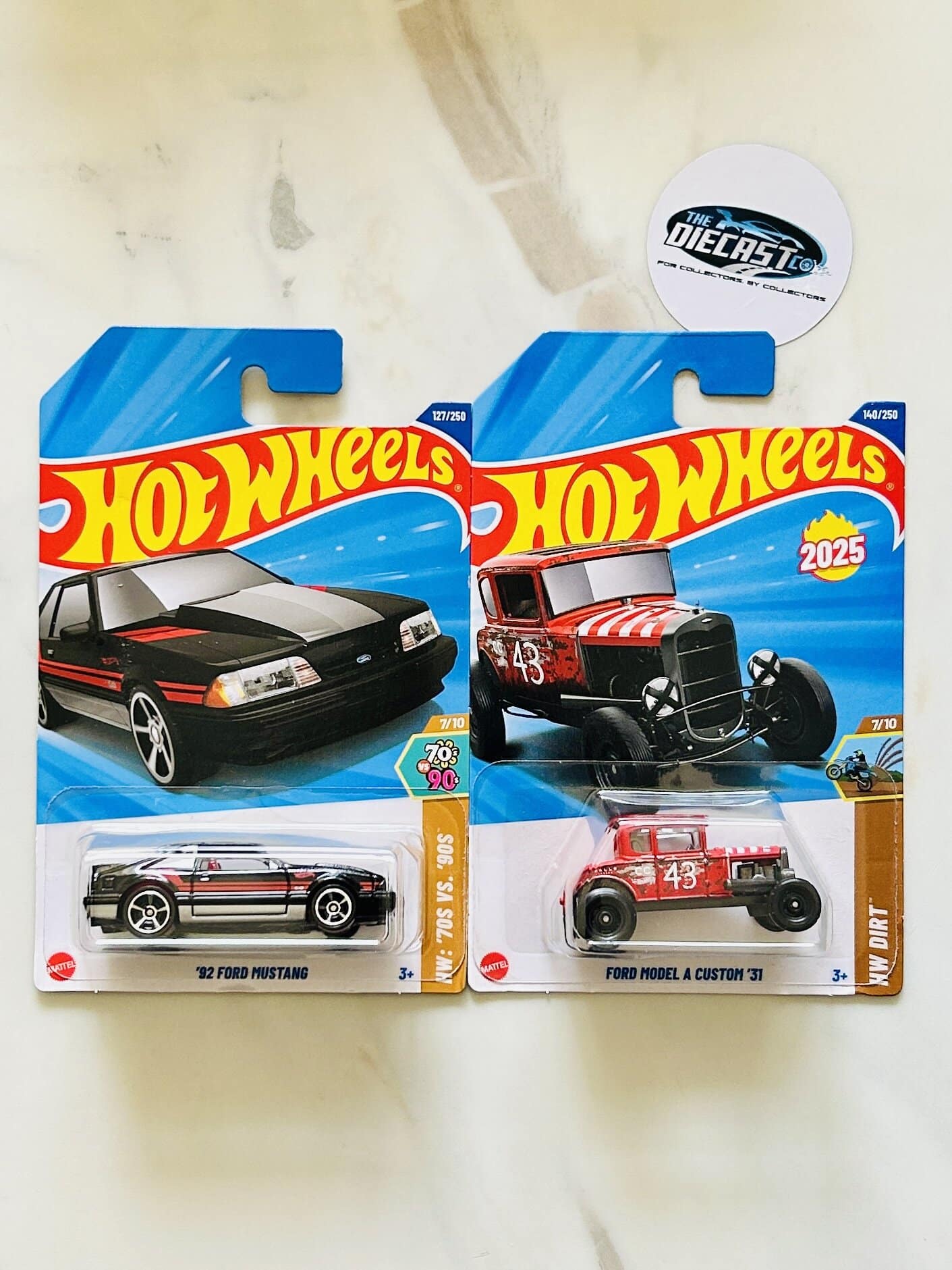 IMPORTED Combo - 92 Ford Mustang & Ford Model A Custom 31 - Set of 2