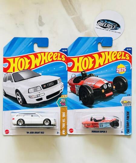 IMPORTED Combo - 94 Audi Avant RS2 & Morgan Super 3 (J Hook Damaged) - Set of 2