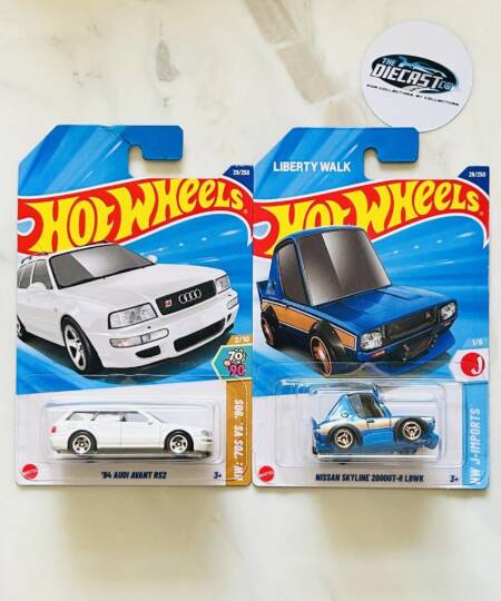 IMPORTED Combo - 94 Audi Avant RS2 & Nissan Skyline 2000GT-R LBWK Tooned - Set of 2
