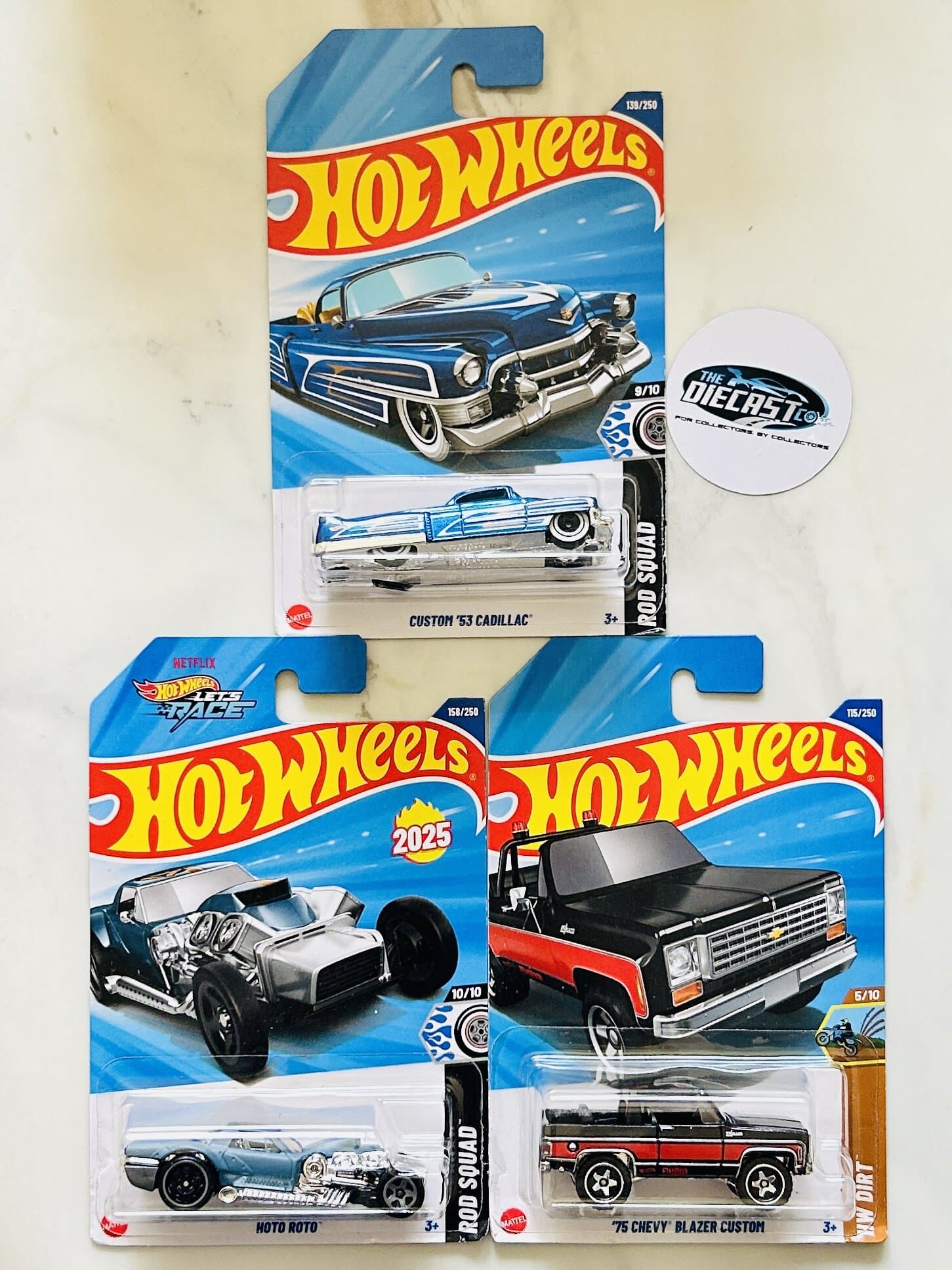 IMPORTED Combo - Custom 53 Cadillac, Hoto Roto & 71 Chevy Blazer Custom - Set of 3