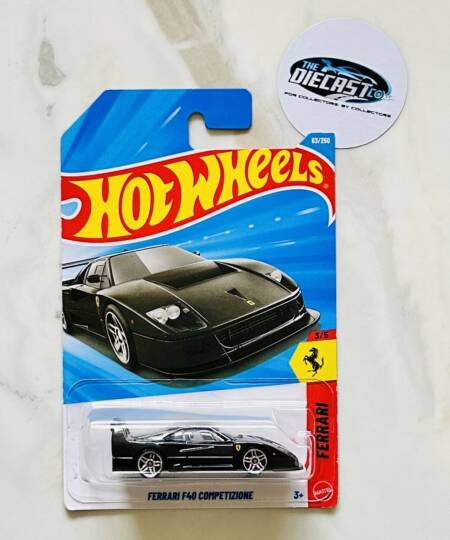 IMPORTED - Ferrari F40 Competizione (Black) - International Long Card