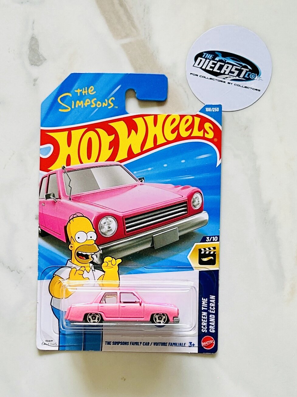 IMPORTED - The Simpsons Family Car - International Long Card
