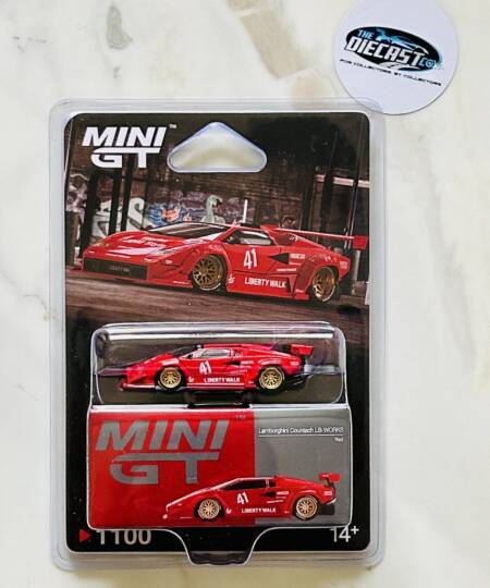 Lamborghini Countach LB-Works - Red - Blister Pack