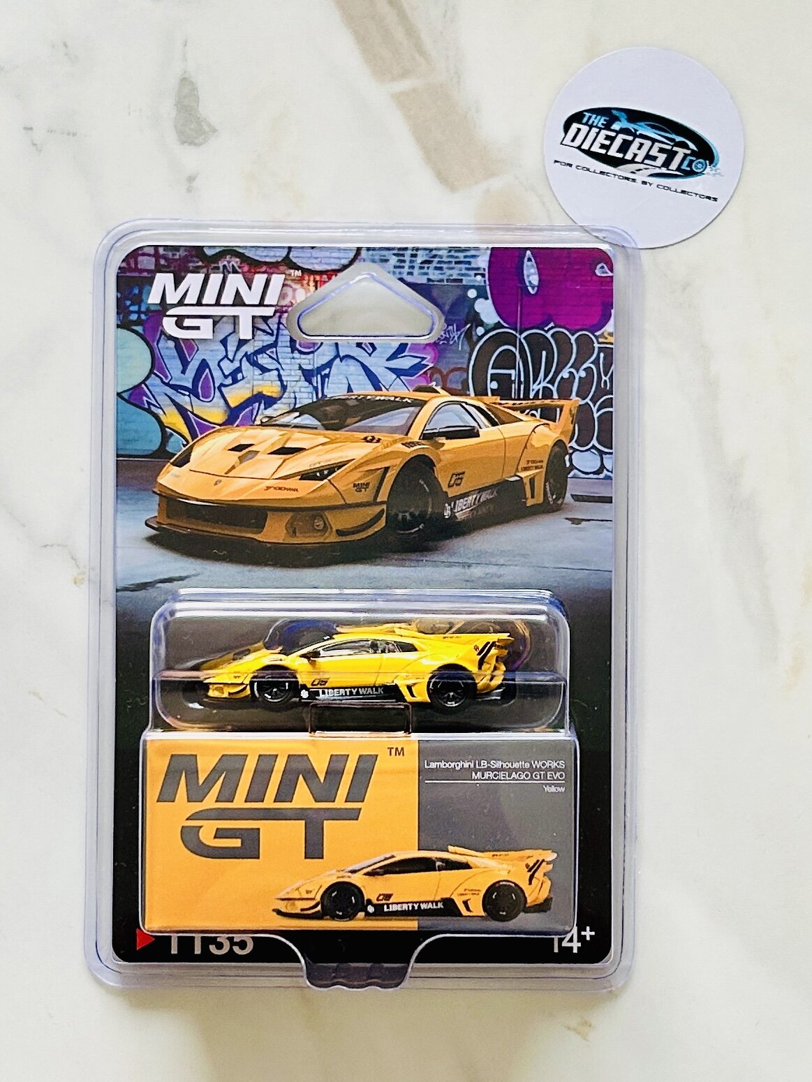 Lamborghini LB-Silhouette Works Murcielago GT EVO - Yellow - Blister Pack