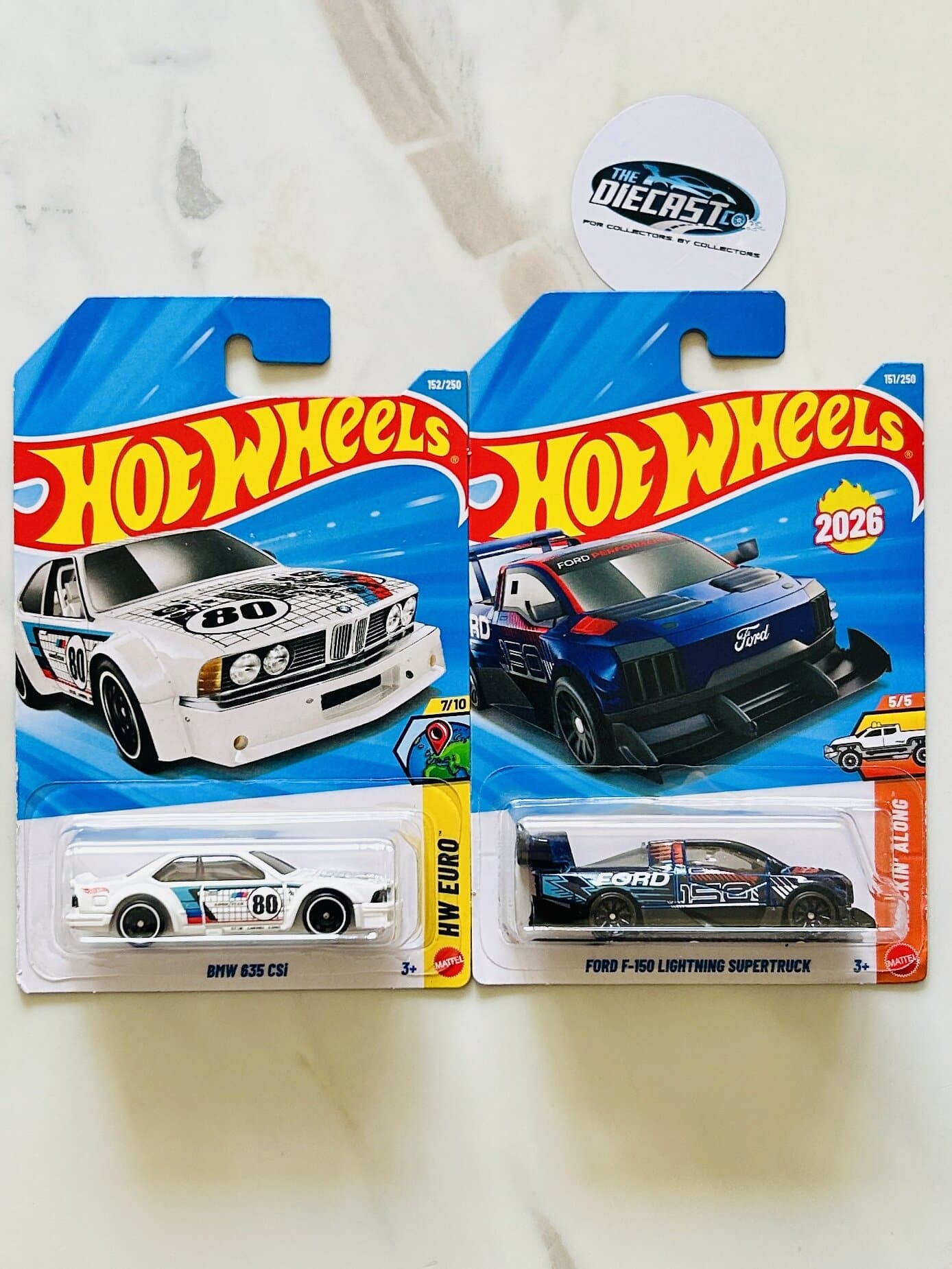 New Combo - BMW 635 CSi & Ford F-150 Lightning Supertruck - Set of 2