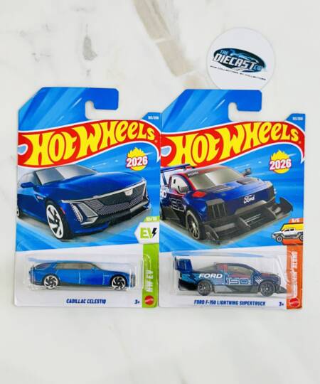New Combo - Cadillac Celestiq & Ford F-150 Lightning Supertruck - Set of 2