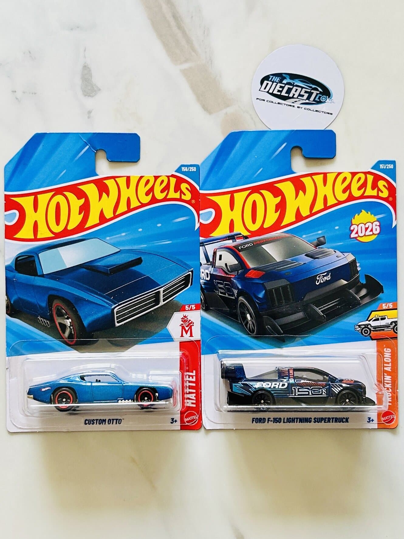New Combo - Custom Otto & Ford F-150 Lightning Supertruck - Set of 2
