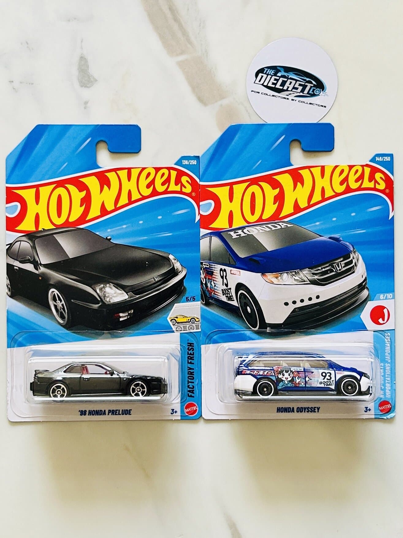 New Combo - Honda Combo - 98 Honda Prelude & Honda Odyssey - Set of 2