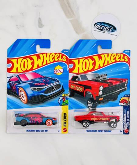 New Combo - Mercedes-Benz CLA HW & 65 Mercury Comet Cyclone - Set of 2