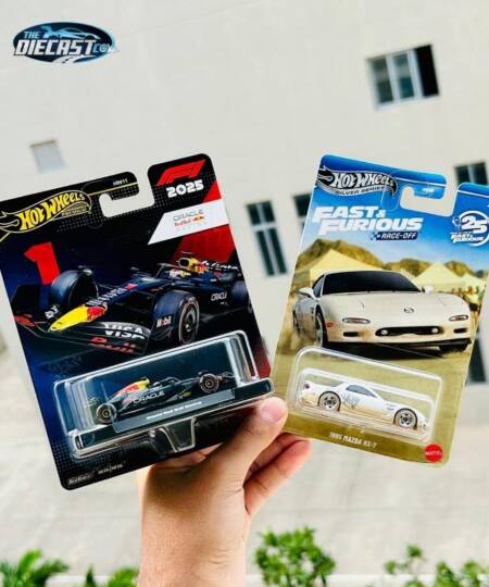 #1 Max Verstappen - RedBull Formula 1 Team - Premium F1 & 1995 Mazda RX-7 - MRP Combo - Fast & Furious Premium