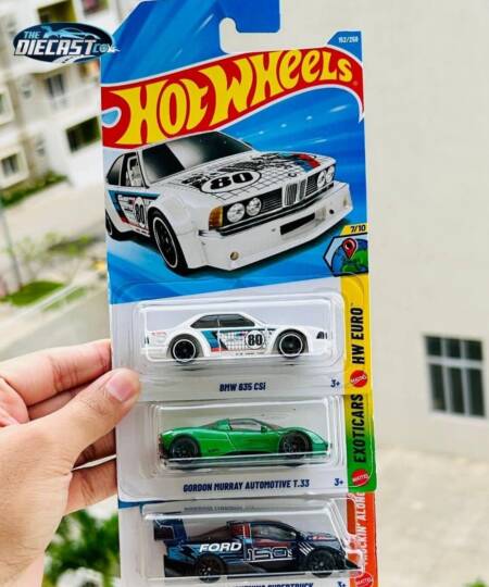 BMW 635 CSi, Gordon Murray Automotive T.33 & Ford F-150 Lightning Supertruck - MRP Combo - Set of 3
