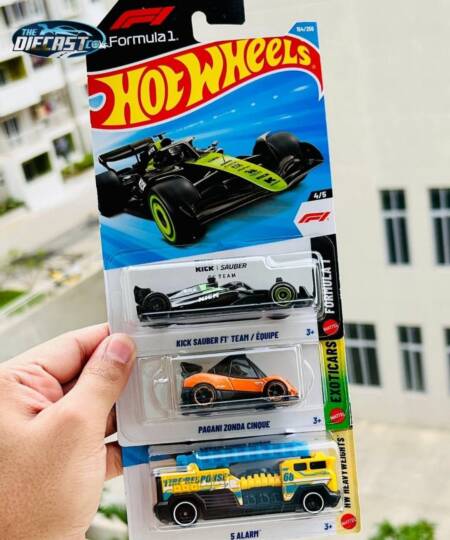 F1 Kick Sauber, Pagani Zonda Cinque & 5 Alarm - MRP Combo - Set of 3