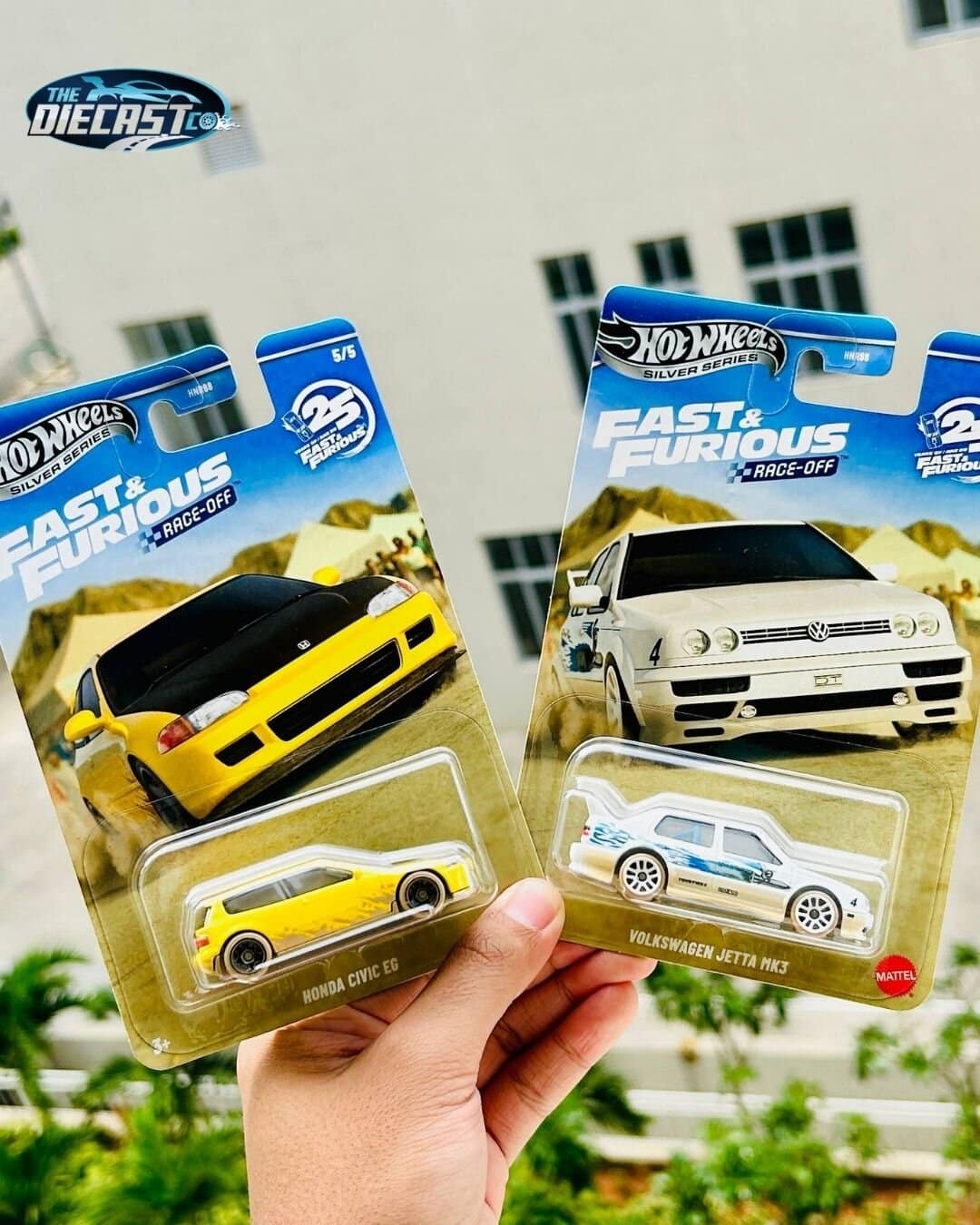 Honda Civic EG (Chase Car) & Volkswagen Jetta MK3 - MRP Combo - Fast & Furious Premium