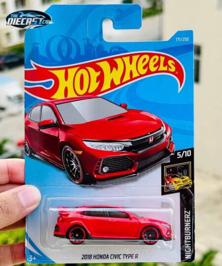 IMPORTED - 2018 Honda City Type R - Red - International Long Card (Creased/Bent Card)