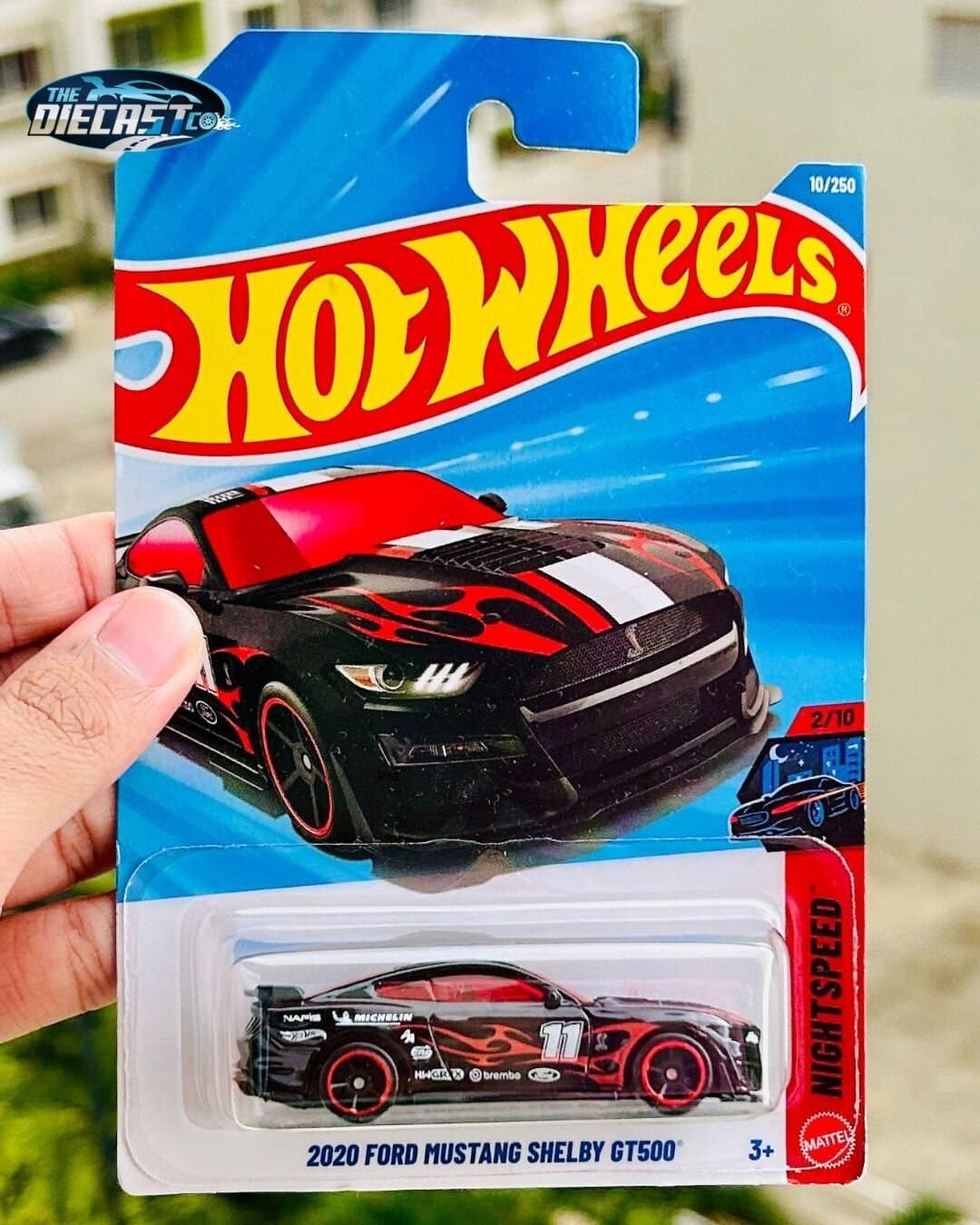 IMPORTED - 2020 Ford Mustang Shelby GT500 (Black Livery) - International Long Card